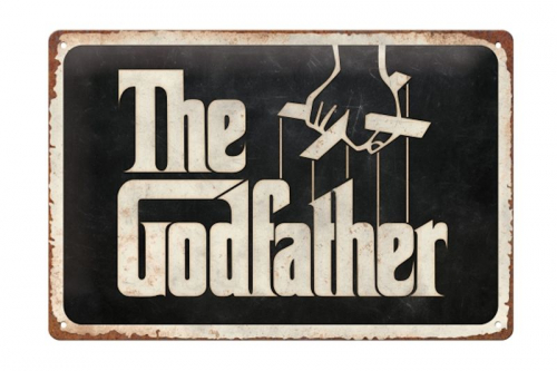 Blechschild "The Godfather" - 30 x 20cm